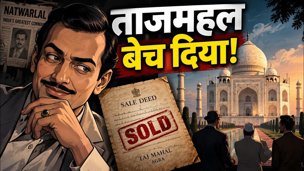 नटवरलाल: जिसके बारे में कहा जाता है कि उसने ताजमहल तीन बार बेच दिया — Story Factory Hindi documentary का thumbnail